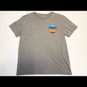 Merrell T-Shirt Tee Outdoor Hiking Running Size Mens Medium Front Back Logo